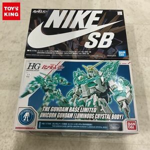 1円〜 HGUC等 1/144 ユニコーンガンダム 光の結晶体 ユニコーンガンダム2号機バンシィ デストロイモード Ver.NIKE SB