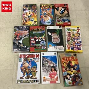 1円〜 SFC スーパーファミコン ストリートファイターII マリオのスーパーピクロス 横山光輝 三国志 スーパーボンバーマン4 他