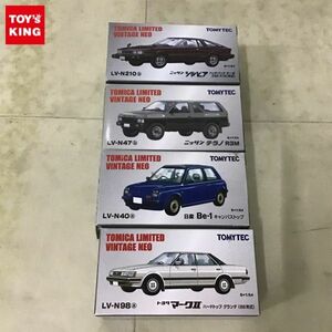 1円〜 トミカリミテッド ヴィンテージNEO トヨタ マークII ハードトップ グランデ 86年式、日産Be-1キャンパストップ 他