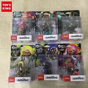 1円〜 未開封 amiibo アミーボ スプラトゥーン 等 ガール （ネオンピンク）、イイダ、リンク （ティアーズ オブ ザ キングダム）他