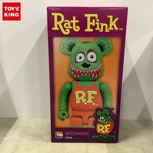 1円〜 同梱不可□ メディコム・トイ 1000% BE@RBRICK ベアブリック RAT FINK(TM) ラットフィンク