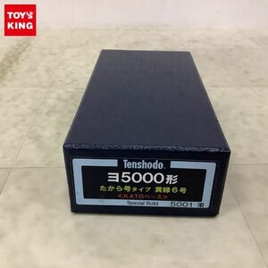 1円〜 天賞堂 HOゲージ ヨ5000形 たから号タイプ 黄緑6号 5001 東