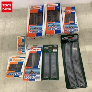 1円〜 KATO等 HOゲージ UNITRACK 2-250 曲線線路 R790-22.5、2-130 直線線路 S174他