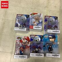 1円〜 未開封 amiibo アミーボ スーパーマリオ マリオ、キノピオ、大乱闘スマッシュブラザーズ メタナイト、マルス_画像1