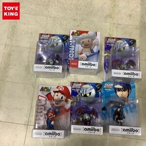 1円〜 未開封 amiibo アミーボ スーパーマリオ マリオ、キノピオ、大乱闘スマッシュブラザーズ メタナイト、マルス