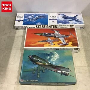 1円〜 ハセガワ 1/32 F-104C スターファイター、1/72 F-14A トムキャット （ロービジ）他