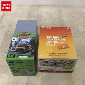 1円〜 未開封 TOMYTEC Nゲージ THE Truck コレクション 第12弾 1BOX、THE バスコレクション ミニバス編 VOL.1 1BOX