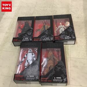 1円〜 未開封含 STAR WARS ブラックシリーズ 6インチフィギュア フィン、カイロ・レン、チューバッカ他