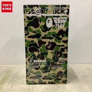 1円〜 メディコム・トイ BE@RBRICK ベアブリック 400% BAPE PLAY スターカモ グリーン