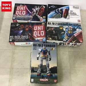 1円〜 HGUC等 1/144 ザクII ユニクロVer. ガンダム THE ART OF GUNDAM OSAKA メタリックエディション 他