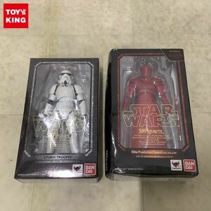 1円〜 未開封含 S.H.Figuarts STAR WARS エリート・プレトリアン・ガード ウィップ・スタッフ、ストームトルーパー