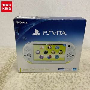1円〜 動作確認/初期化済 PS Vita PCH-2000 ライムグリーン/ホワイト
