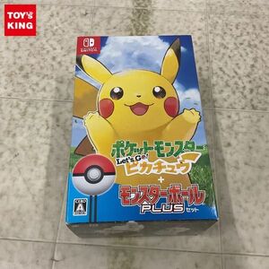 1円〜 Nintendo Switch ポケットモンスター Let’s Go!ピカチュウ＋モンスターボールPLUSセット