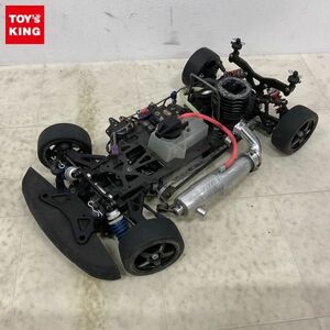 1円〜 ジャンク RC エンジンカー シャーシ OS SPEEDエンジン 12 XZ、サンワ ハイパー ERG-VX 他