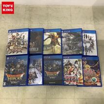 1円〜 PS4 無双☆スターズ、ドラゴンクエストヒーローズ 闇竜と世界樹の城 他_画像1