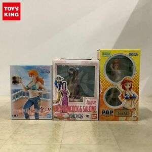 1円〜 未開封含 ONE PIECE 野郎ども宴だ!! ナミ、フィギュアーツZERO ハンコック＆サロメ 等