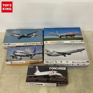 1円〜 童友社 他 1/200 エールフランス＆英国航空コンコルド ハセガワ 1/200 アメリカ航空 ボーイング767 ダッシュ300 等