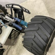 1円〜 ジャンク RC エンジンカー シャーシ、フタバ FP-R112E 受信機、サンワ 1301 サーボ 他_画像6