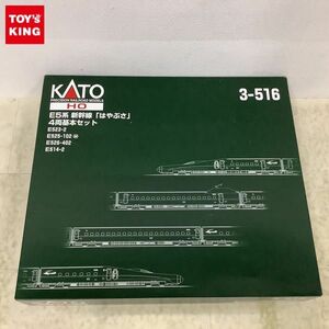 1円〜 動作確認済 KATO HOゲージ 3-516 E5系 新幹線 はやぶさ 4両基本セット