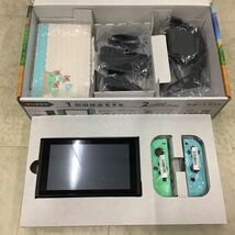 1円〜 動作確認/初期化済 欠品 Nintendo Switch あつまれ どうぶつの森 セット HAC-001_画像2