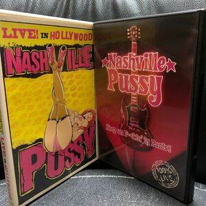 Nashville Pussy ナッシュヴィルプッシー DVD２枚 LIVE! IN HOLLYWOOD Keep On F*ckin' In Paris モーターヘッド MOTORHEAD