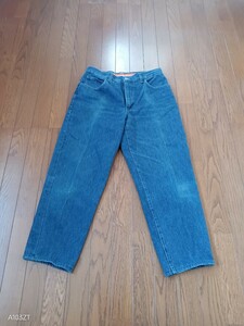 【中古品】TRUSSARDI JEANS　トラサルディジーンズ　ワイドジーンズ ブルージーンズ　メンズ　サイズＬ 35 49　