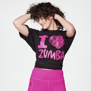 zumba 新品 ユニセックス Tシャツ フリーサイズ ブラック