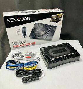 Φ【美品】KENWOOD ケンウッド チューンナップ サブウーファー KSC-SW11 / 259077 / 222-5