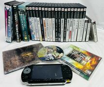 ＄ 〈大量〉SONY ソニー PSP本体/PSソフト×3/PS2ソフト×19/PS3ソフト/パソコンソフト/アニメDVD/VHS等/257453、4/131-56_画像1