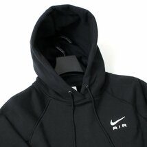 新品 秋冬 NIKE ナイキ AIR フレンチテリー パーカー XL 黒 スウェット フーディ プルオーバー 肉厚 メンズ ブラック ◆CI1723A_画像4