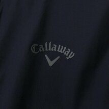 新品 キャロウェイ 8WAY ストレッチ ポンチ ダブルジップ ジャケット M 白 紺 Callaway ゴルフ ブルゾン 異素材切替 秋冬 ◆CN1886A_画像8