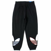 新品 アディダス オリジナルス スウェット パンツ L adidas originals ジョガーパンツ トリコロール トレフォイル 黒 秋冬 ◆CN1802A_画像2