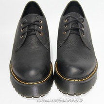 ドクターマーチン 3ホール シューズ クアッド 厚底 1461 ブラック UK4 約23～23.5cm 使用僅か Dr.Martens QUAD レディース プラットホーム_画像4