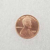 1円スタート アンティークコイン リンカーン ラッキー ONE CENT １ペニー銅貨 1955 アメリカ 米国 レプリカ 398_画像2