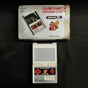 CBM375H ジャンク Nintendo ニンテンドー GAME＆WATCH ゲームウォッチ PANORAMA SCREEN ドンキーコングJR. CJ-93 ホワイト系