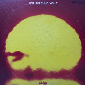 c 2LP two sheets set TULIP tulip Live Act Tulip Vol.2 see opening jacket liner record 5 point and more successful bid free shipping 