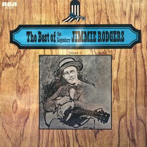c LP ジミー・ロジャー The Best of the Legendary JIMMIE RODGERS Vol.2 レコード 5点以上落札で送料無料