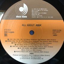 c LP アバ ALL ABOUT ABBA レコード 5点以上落札で送料無料_画像4