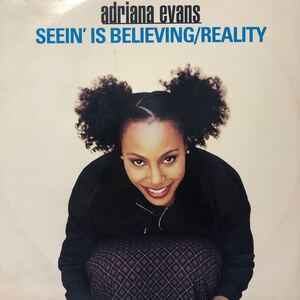 c 12インチ ADRIANA EVANS エイドリアナ・エヴァンス SEEIN' IS BELIEVING LP レコード 5点以上落札で送料無料