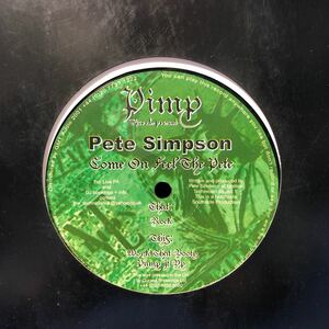 c 12インチ Pete Simpson Come On Feel The Pete LP レコード 5点以上落札で送料無料
