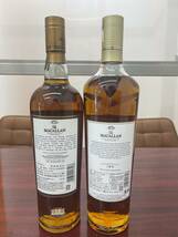 【大黒屋】【未開栓】The MACALLAN　ザ・マッカラン12年 シェリーオークカスク 旧新ボトル2本セット 40％ 700ml_画像2