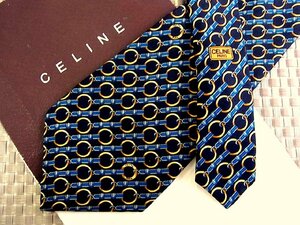 [ stock disposal sale ]* bargain sale *FK6337* Celine [ ring belt pattern ] necktie *