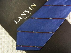 ♪33385D♪状態並品【金具 紐 柄】ランバン【LANVIN】細ネクタイ