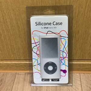 ［ラスト17個] シリコンケース　iPod nano 4th ホワイト色 第4世代く