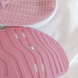 レディース スポーツ ウォーキングシューズ ピンク ランニング トレーニング スニーカー 23cm ジム 室内 屋外 履きやすい 新品 運動靴の画像10