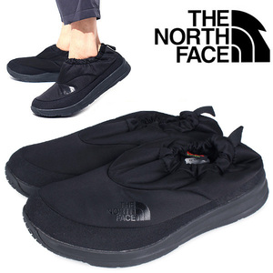 未使用 US 8/26㎝ ノースフェイス ヌプシ トラクション ライト モック ブラックナイロンTHE NORTH FACE NUPTSE Traction lite MOC■NF52086