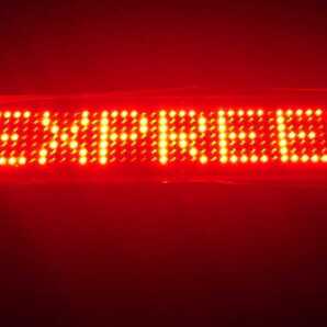マルチLEDプレート レッド デコトラ 旧車 街道レーサー カスタムカー EXPRESS LEDプレート