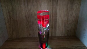  подводный цветок рукоятка трансмиссии LED illumination 15cm красный демонстрационный рузовик старый машина highway racer custom машина дрифт легкий грузовик рукоятка трансмиссии удлинение 