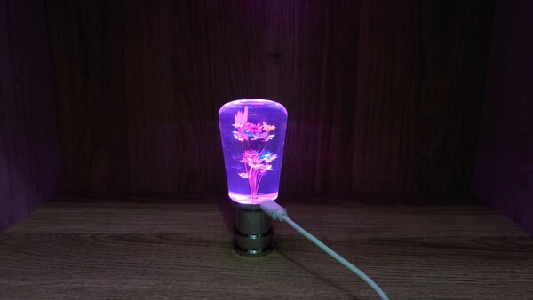 水中花シフトノブLEDイルミネーション10cm デコトラ 軽トラ 街道レーサー 旧車 カスタムカー ドリフト シフトノブ延長