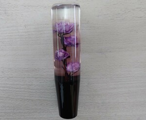  underwater flower shift knob rose 20 centimeter purple deco truck old car highway racer custom car light truck drift shift knob extension 